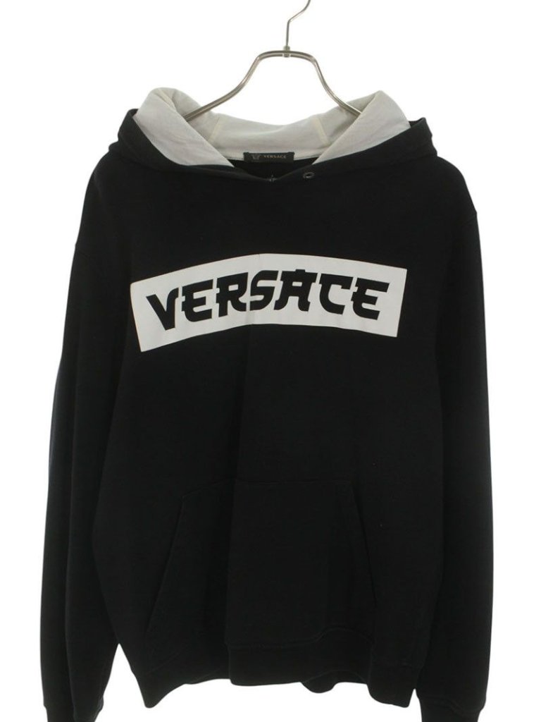 Versace Front Logo Hoodie Xl